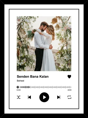 Spotify QR Kod Müzik Tablosu